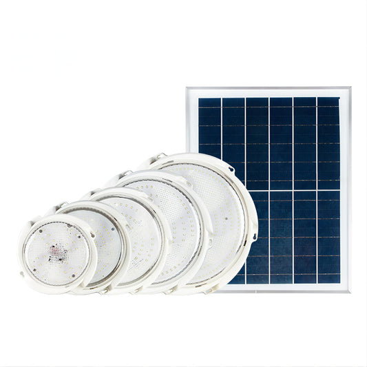 100W Solar-Powered Ceiling Light with Panel