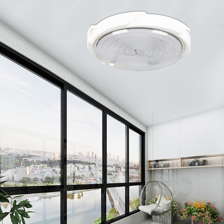 100W Solar-Powered Ceiling Light with Panel